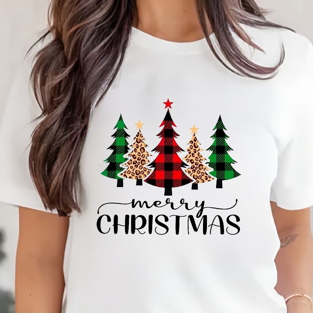 MERRY CHRISTMAS Short Sleeve Tee White